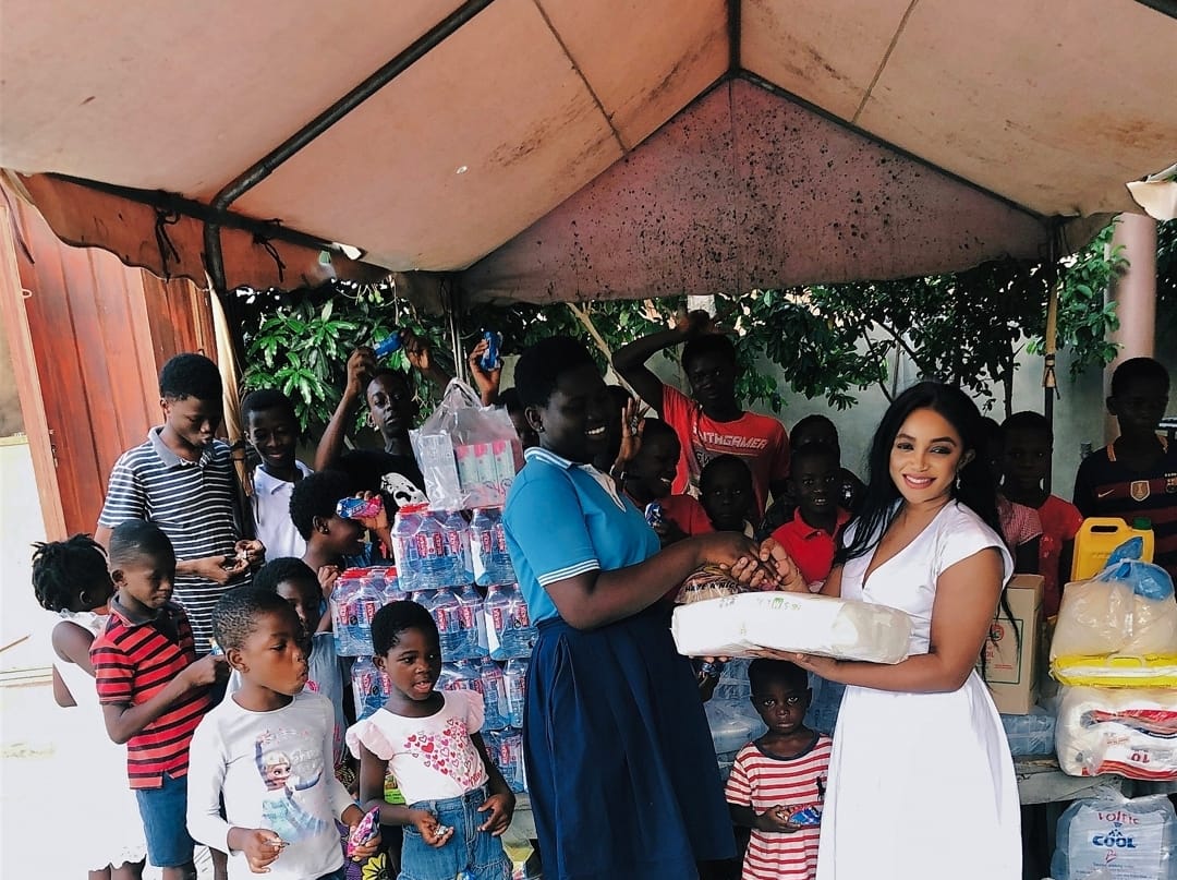 Cherry Addei donates to NyameDua Children’s Home - Young PRs